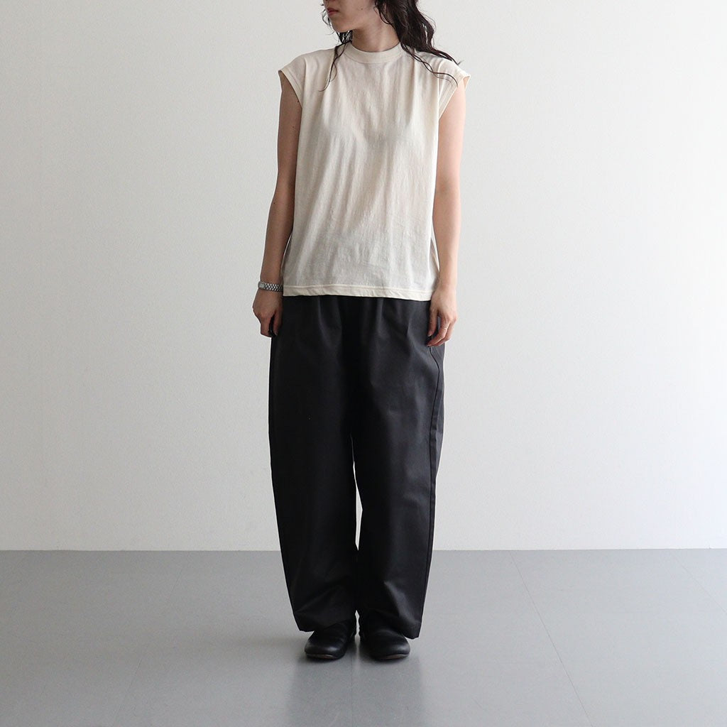 DROP CANDY BUTTON NO SLEEVE T #Natural [no.8194]