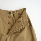 影の涙 Wide tapered trousers #Beige [26F-PT073-AC]