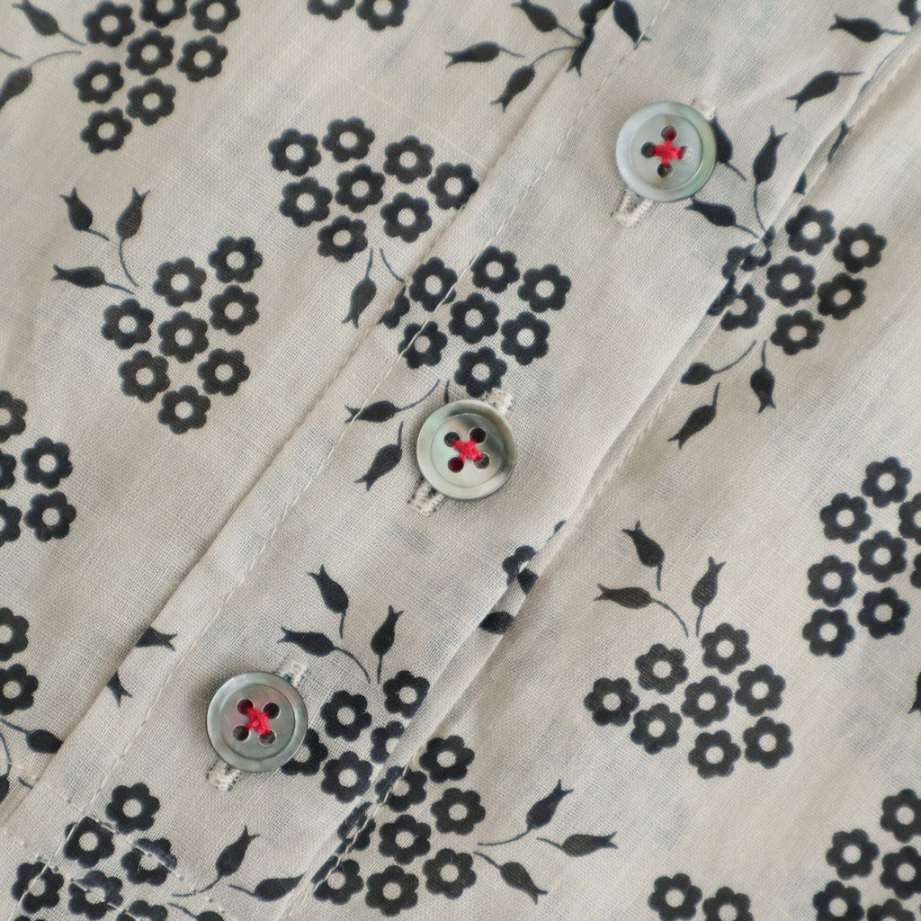 French Komon Dress #beige [31-0039S]