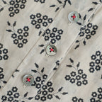 French Komon Dress #beige [31-0039S]