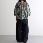 WILD BERRY FIELD LAWN GATHER SMOCK #True [no.7877]