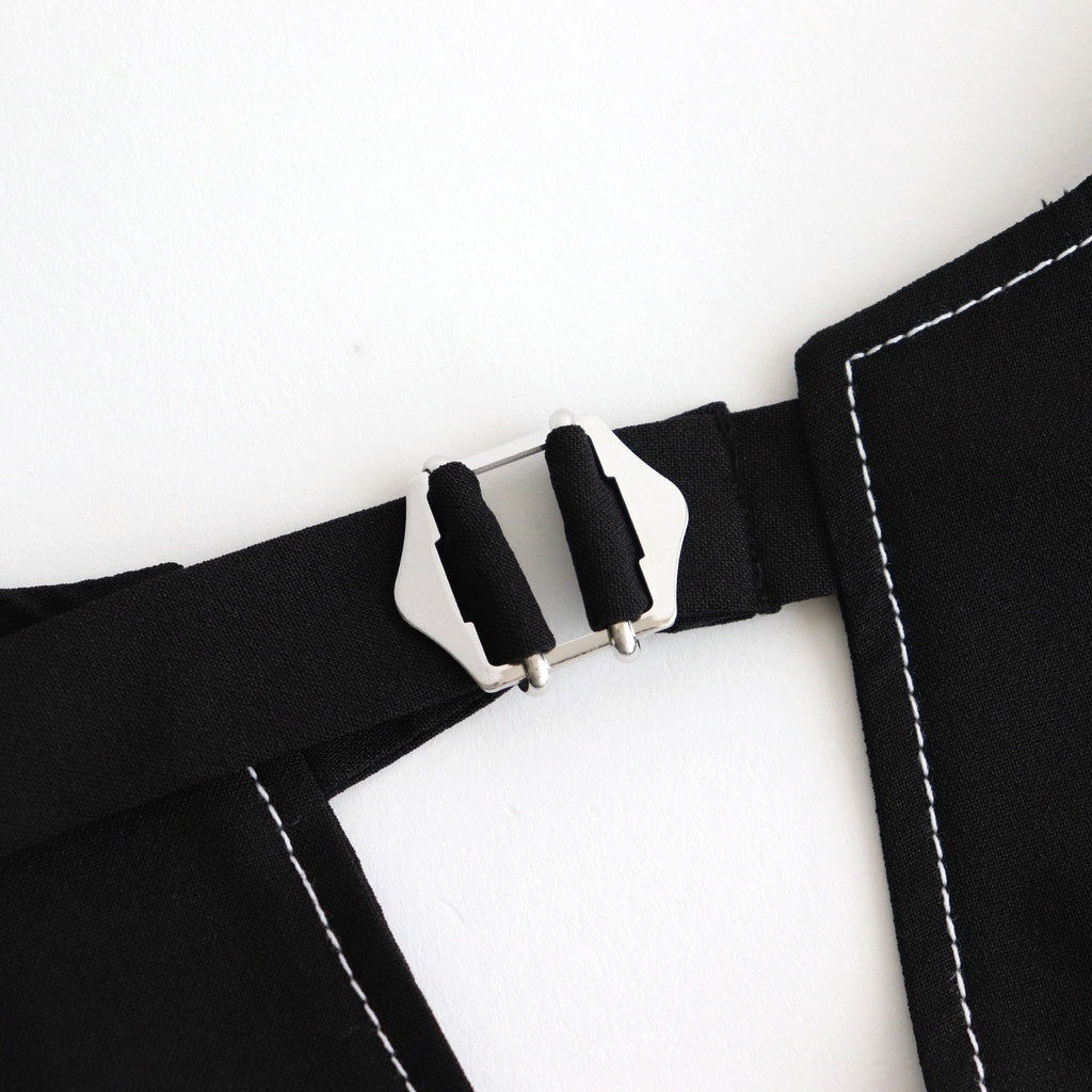 woolly like stitch dress #black [1559-003]