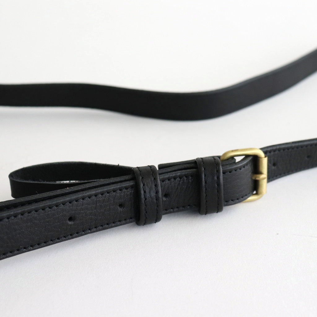 plain shoulder bag #black