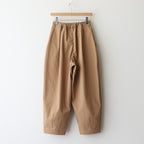 飾る春 Wide tapered trousers #Tan [TLF-225-pa002-Reht]