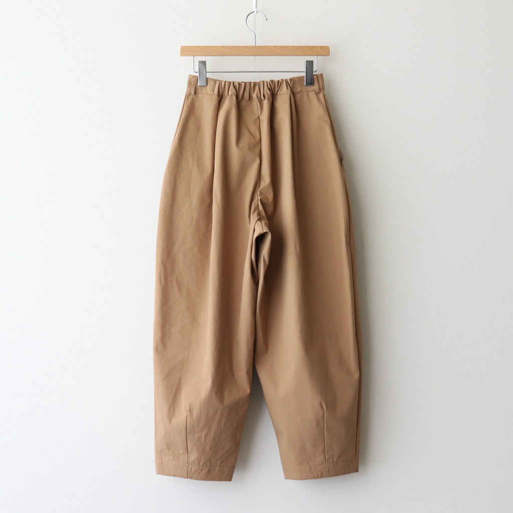 飾る春 Wide tapered trousers #Tan [TLF-225-pa002-Reht]