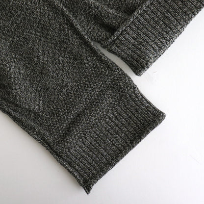 Cotton-Wool Cardigan #Black Mix [oni058]