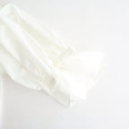 静寂の⽋⽚ Gathered half-placket blouse #white [TLF-226-SH010-la]