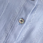 white waffle shirt #blue [1556-001]