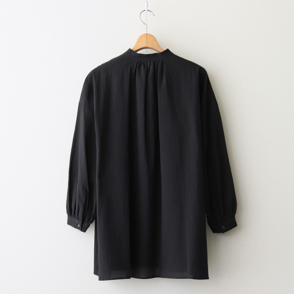指間の光 Flared blouse #black [TLF-125-sh003-vcg]