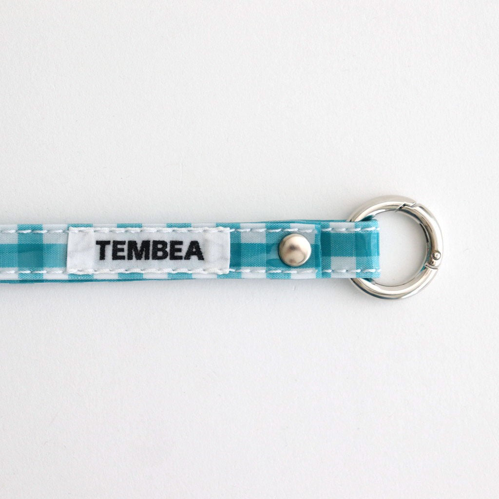 TASUKI STRAP LONG #GINGHAM TEAL [TMB-2353A]