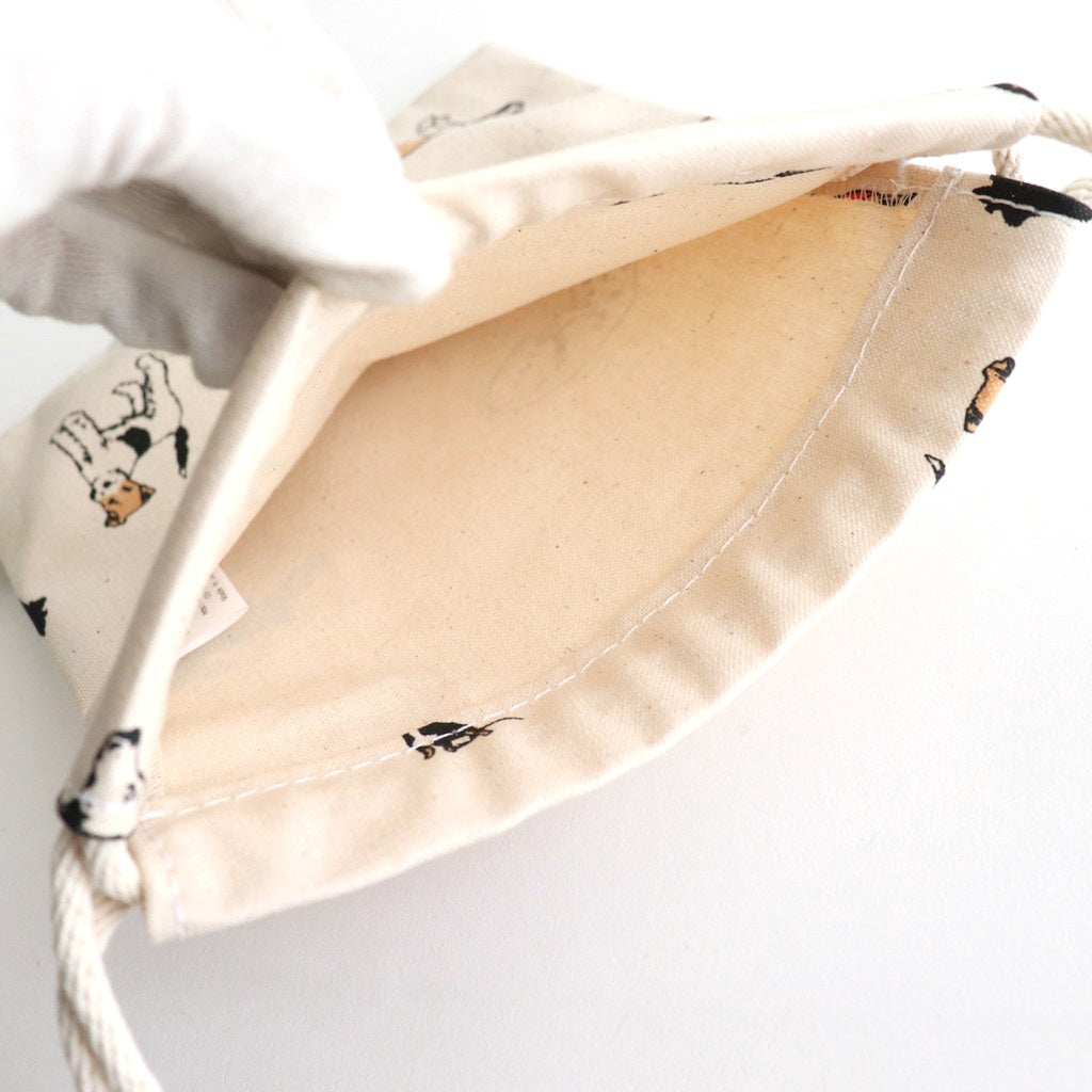 Drawstring bag POCHETTE #DOG-1 [TMB-2137A]