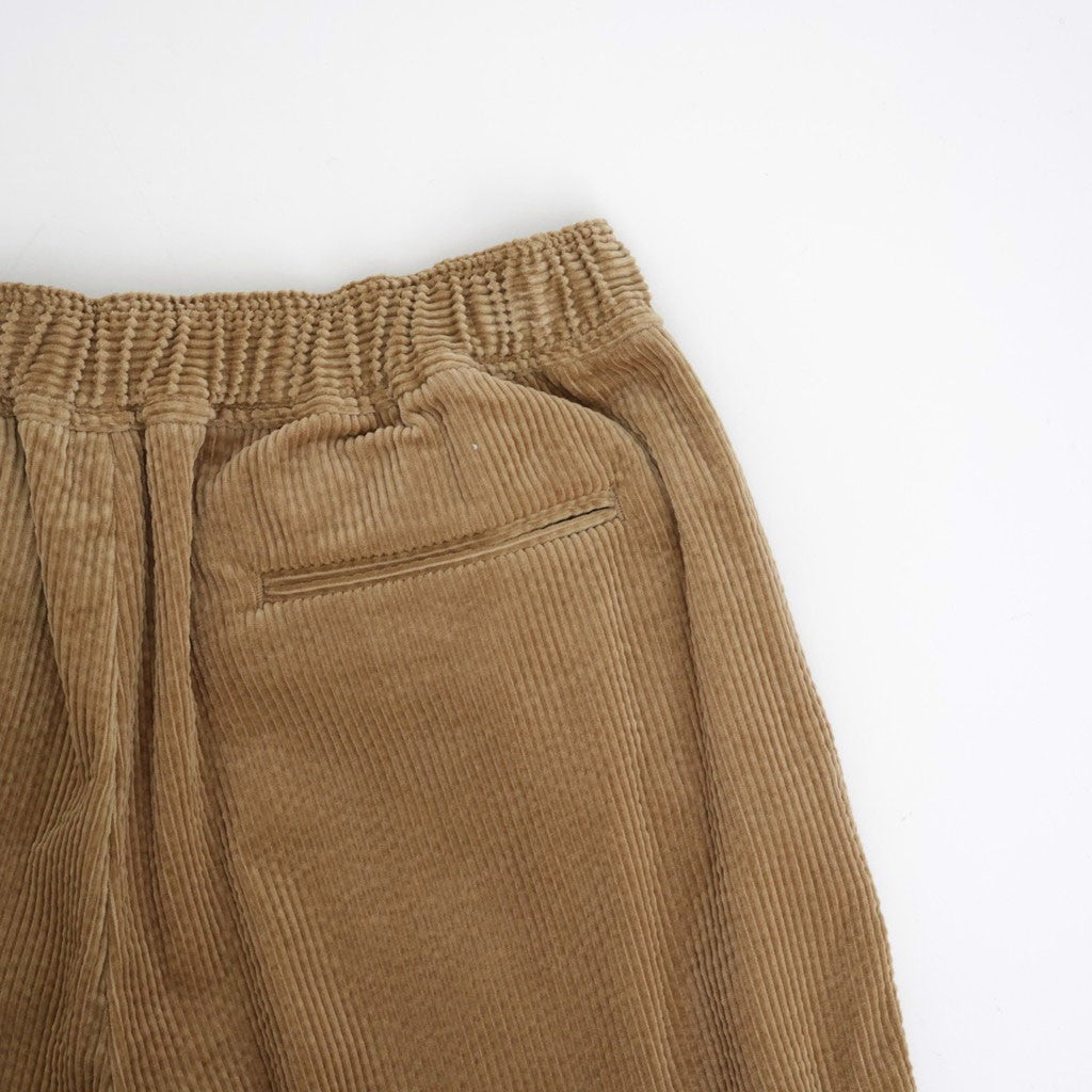 8WALE CORDUROY EASY WIDE PANTS #8400 DK.BEIGE [GNMDS2052CR]