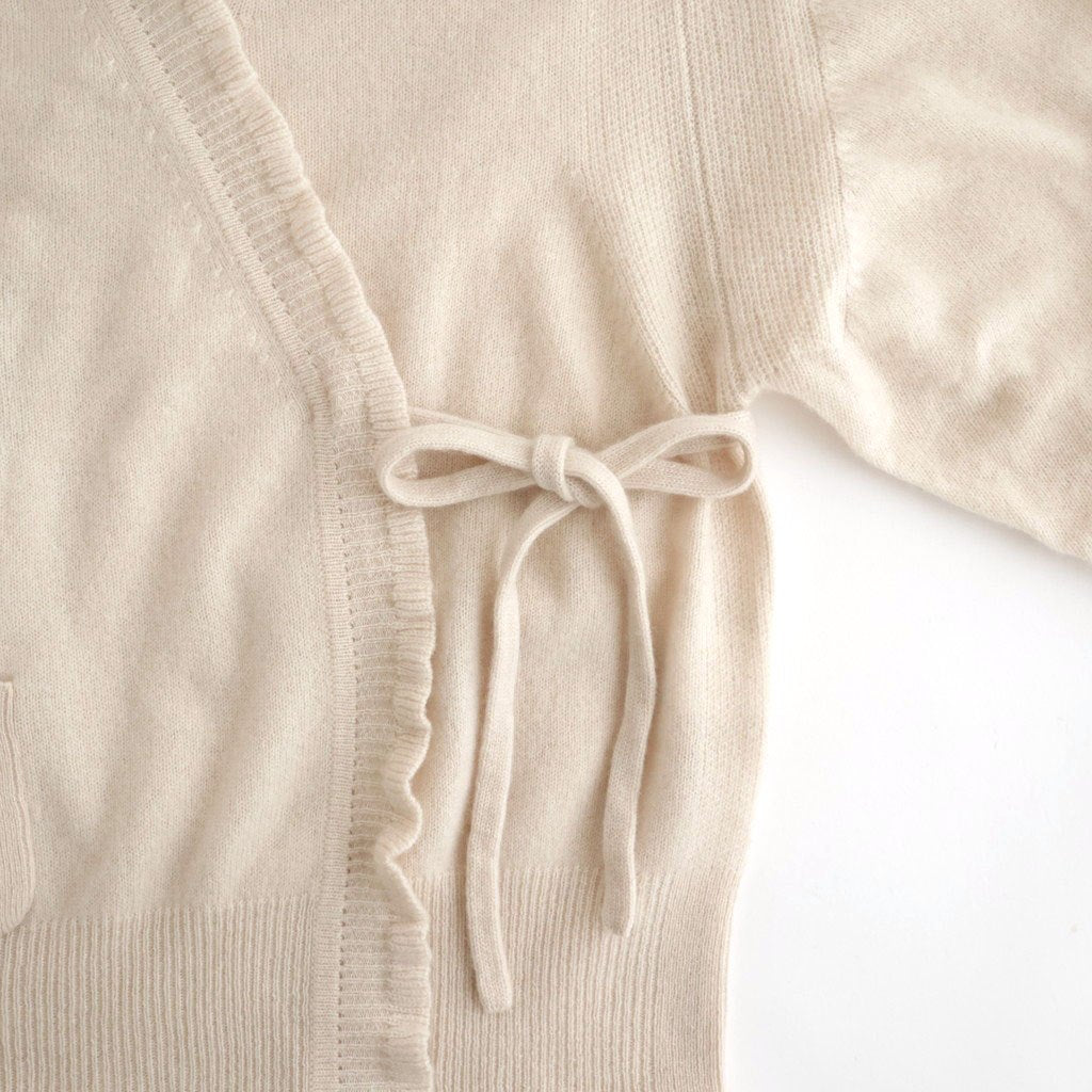 Volant cardigan #ivory [32-0028A]