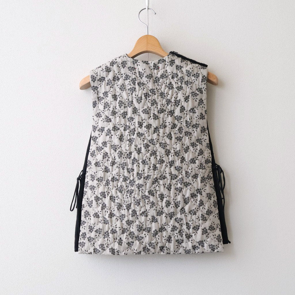 French Komon Vest #beige [31-0043S]