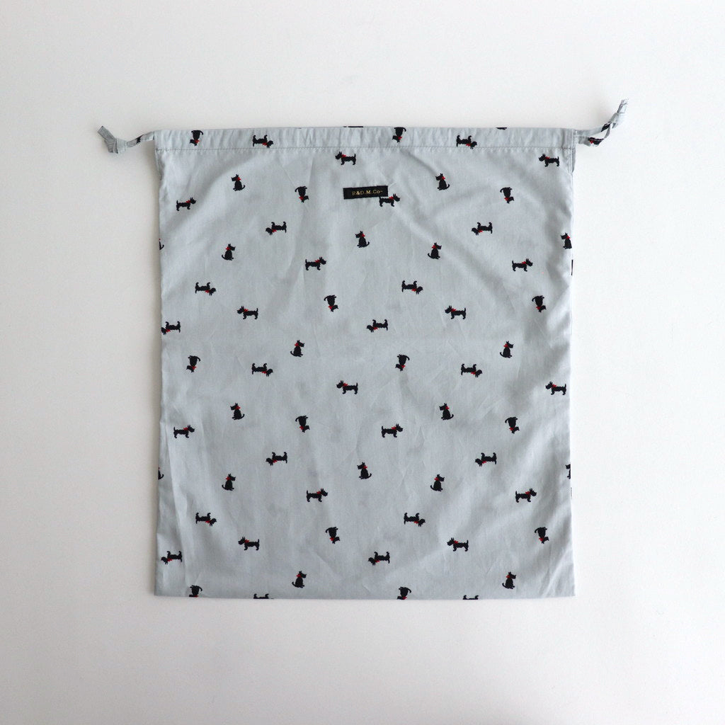 C.T DRAWSTRING BAG (L) #terrier [no.6928]