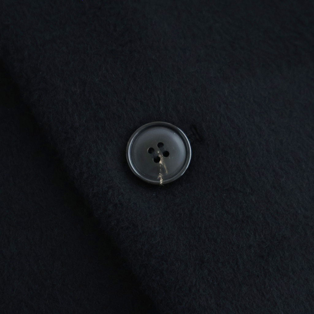 うつくしい沈黙 Collarless long coat #black [TLF-126-co002-FW]