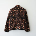 Station floor pattern blouson #Brown [262809]