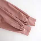 静寂の欠片 Back open garher dress #Smoky Pink [TLF-126-op001-la]