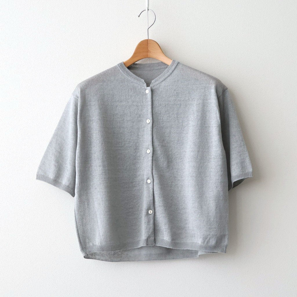 Fesca Linen Knit No Collared #GRY [A232261TK865]
