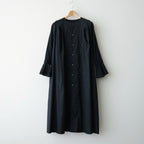 沈黙の音色 Yoke dress #Black [26F-OP001-CL]