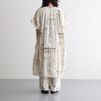 必然の輪郭：フレアスリーブワンピース #multicolor [13261-02411]