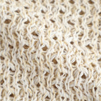 double honeycomb mesh-knit buttonless C/D #off white mix [WXSP-UW112]