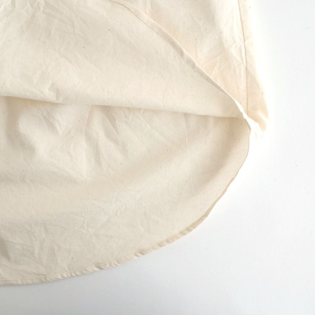 砂の記憶：Collarless shirt #ecru [11261-03107]