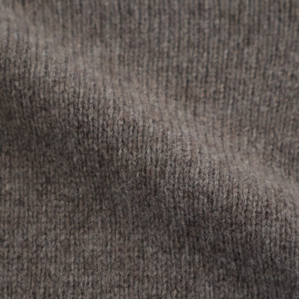 fine lambs wool crew-neck P/O #dark mocha [WVFL-UW117]