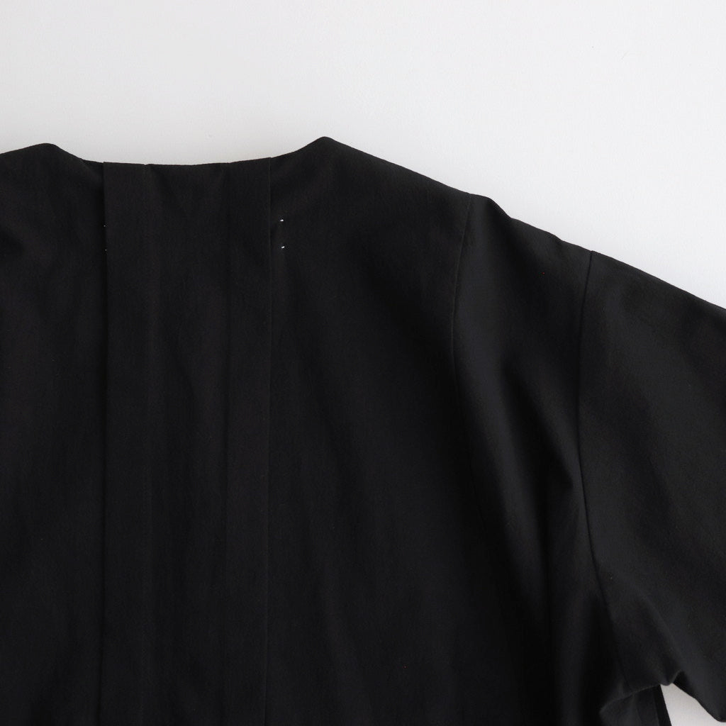 薄氷の汀 Layered tuck dress #black [TLF-125-op005-tp]