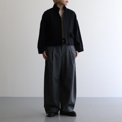 HW wide trousers #Grey [242505]