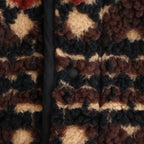 Station floor pattern blouson #Brown [262809]