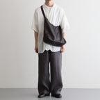COW LEATHER ONE HANDLE BAG #8950 DK.BROWN [SVMDSH2621]