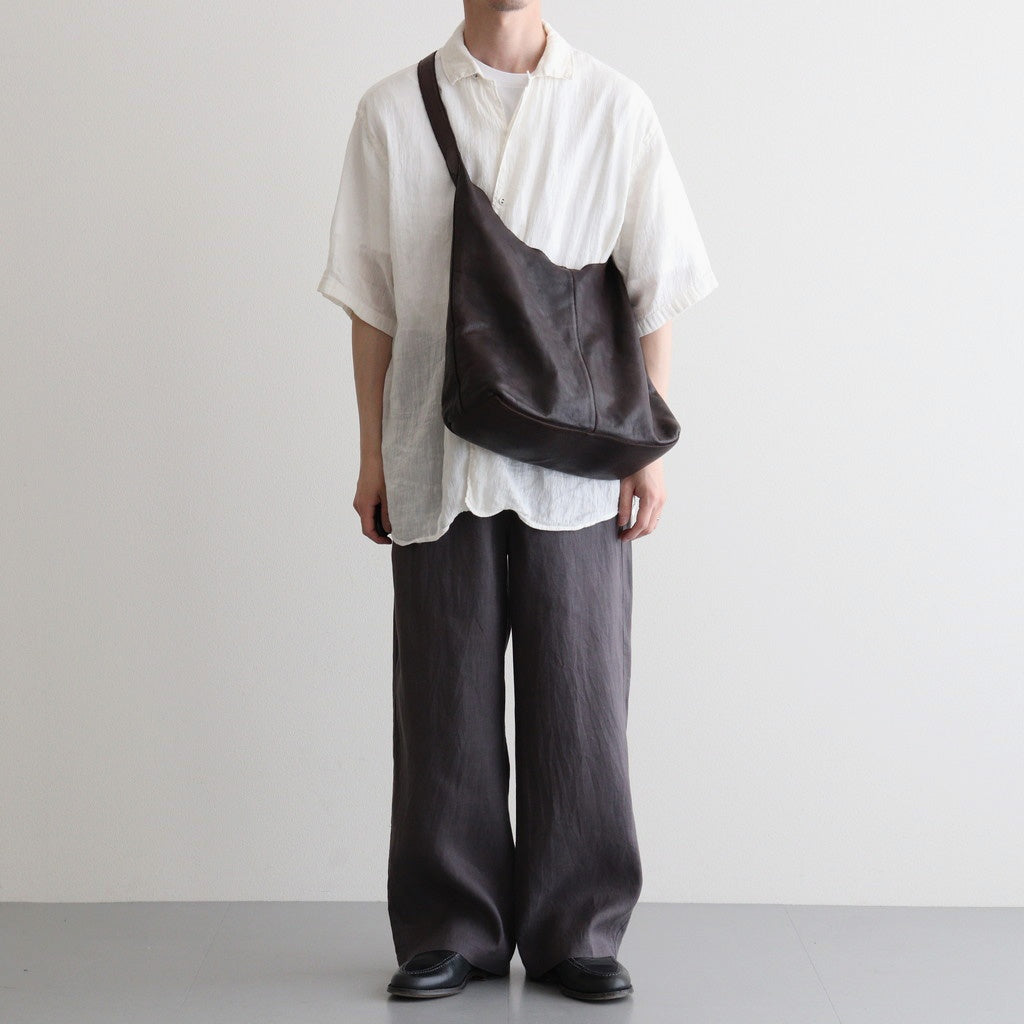 COW LEATHER ONE HANDLE BAG #8950 DK.BROWN [SVMDSH2621]