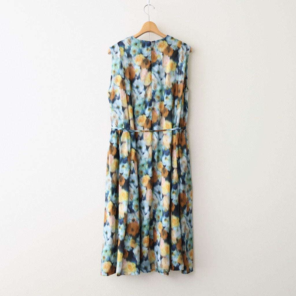 LIBERTY FABRICS ETERNAL COLLECTION Sleeveless A-line dress #Hazy Days [TLF-226-OP001-lpl]
