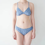 BRA & PANTS #NO.16 BLUE × GREY