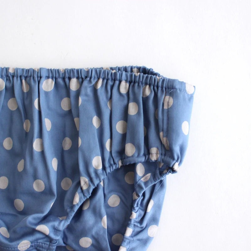 BRA & PANTS #NO.16 BLUE × GREY