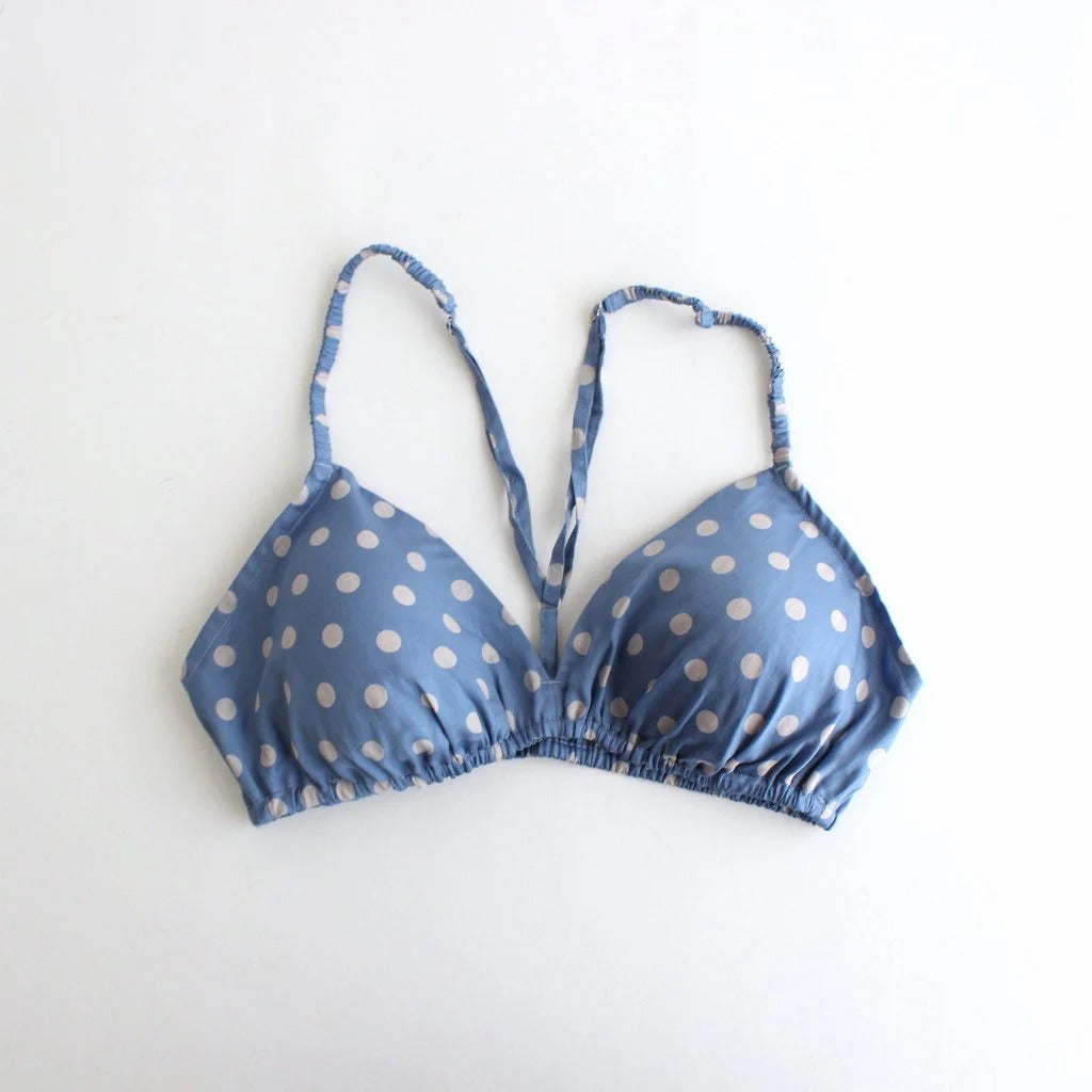 BRA & PANTS #NO.16 BLUE × GREY