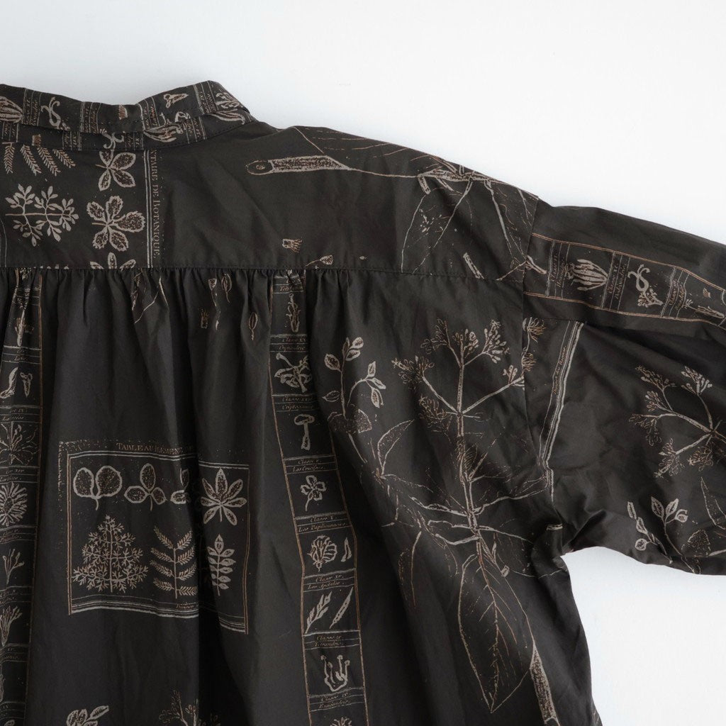 偶然の影：ブラウス #dark brown×beige [13261-09107]