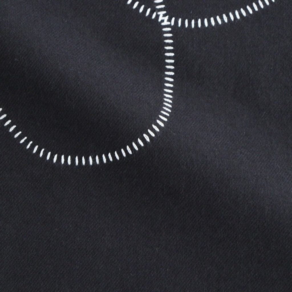 夢詠み Embroidered vest #Black [26F-JK145-CWF]