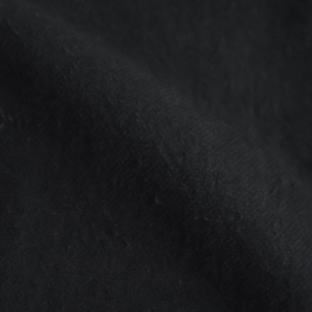 冬の肖像 Funnel neck over blouse #black [TLF-126-sh007-cst]