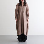 コットンキュプラリネン ガウンOP #021 モカ [TS260OP069]