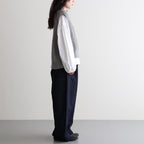 Recycled-Cotton Vest #Grey [oni059]