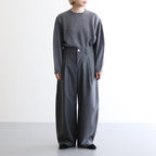 maison de montage / Chambre Pullover #charcoal gray [mdm01-03]