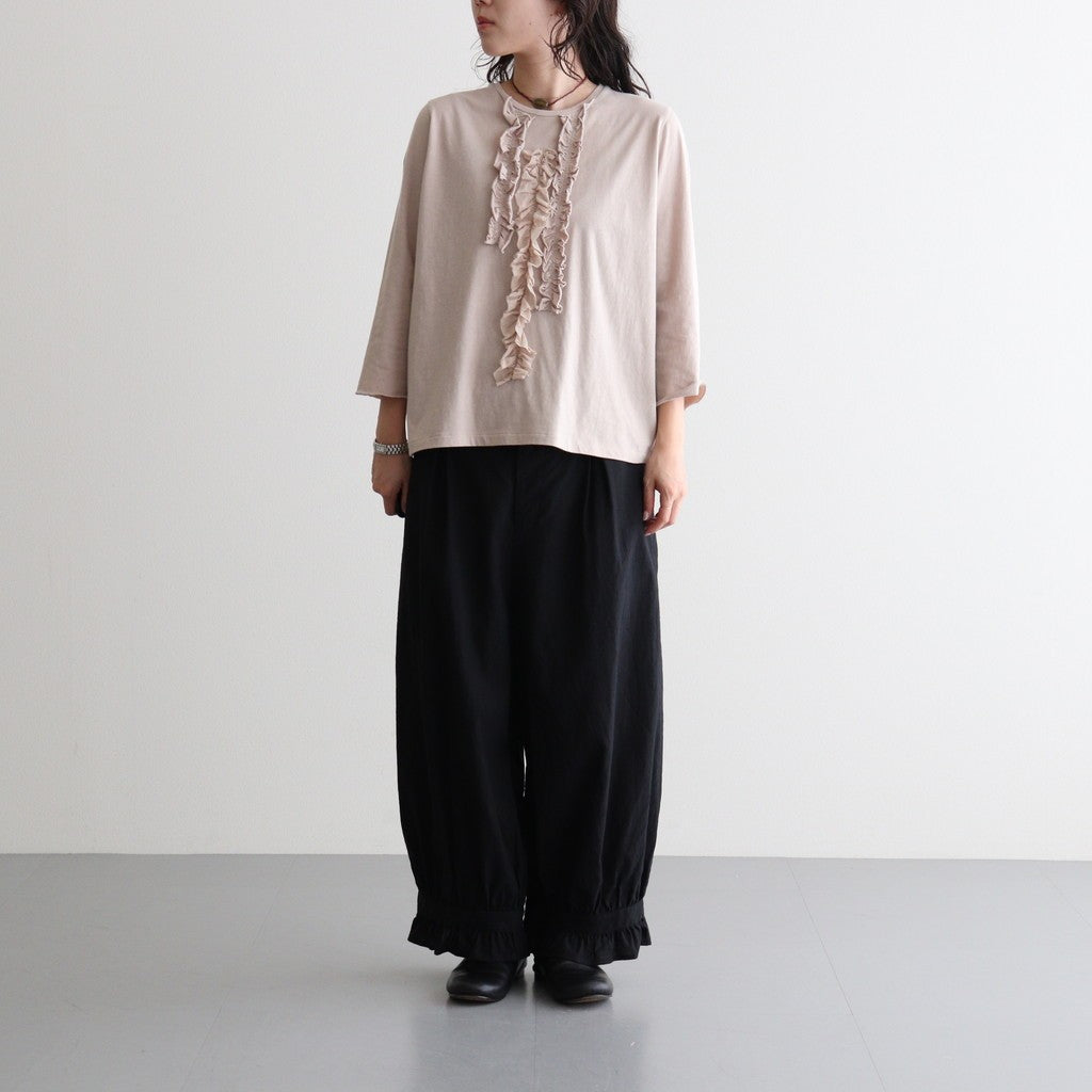 芽：フリルプルオーバー #ash rose [13262-04307]