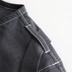woolly like stitch dress #gray [1559-003]