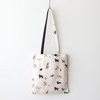 3HANDLE TOTE #DOG-1/BLACK [TMB-21040A]