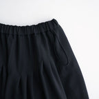 記憶の庭 Tucked skirt #Black [26F-SK042-RP]