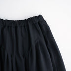 記憶の庭 Tucked skirt #Black [26F-SK042-RP]