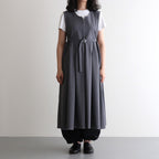 woolly like stitch dress #gray [1559-003]