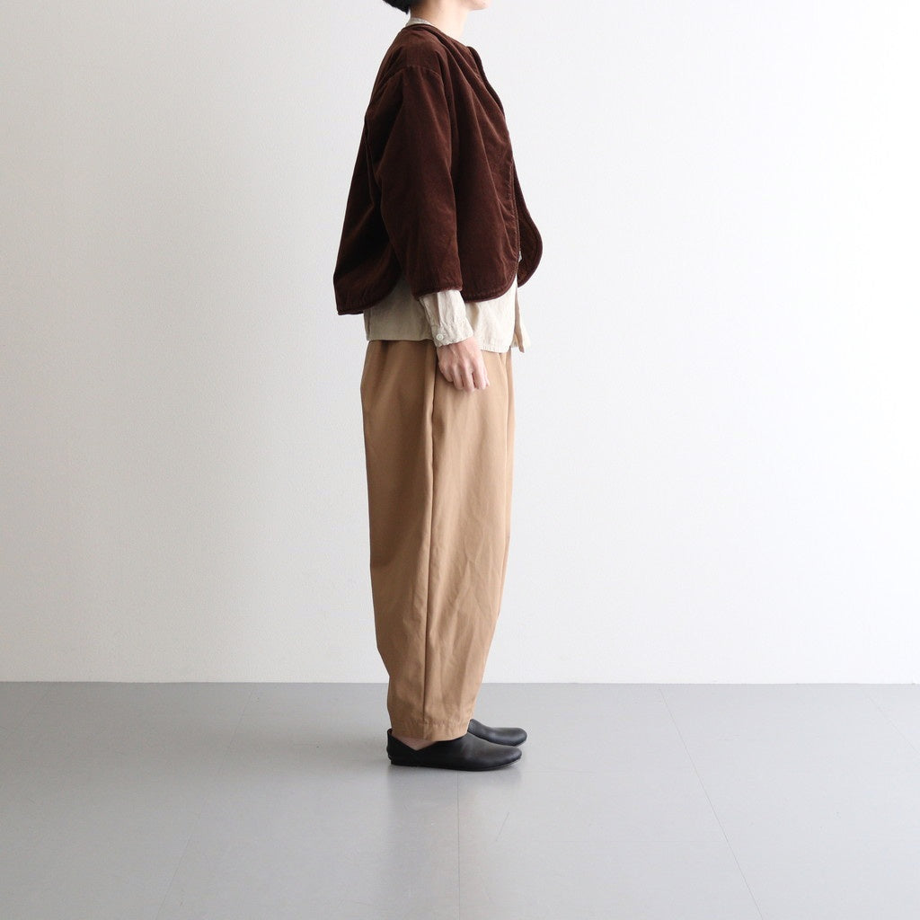BROWN BEARS VELVET OVERLAP JACKET #Brown [no.7214]